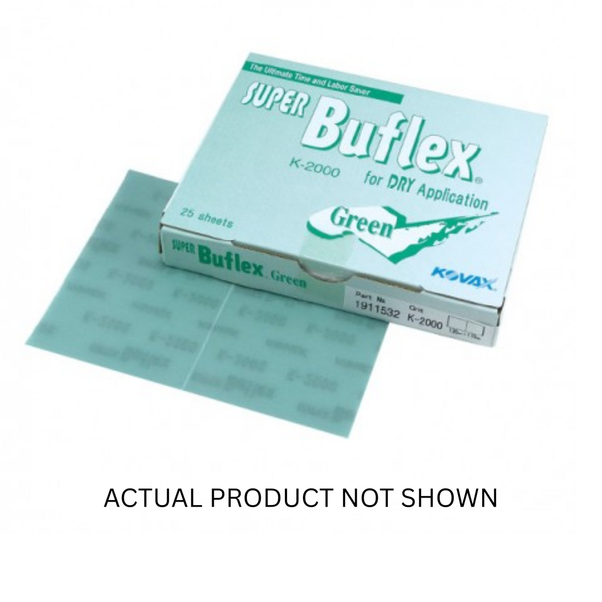 Kovax Super Assilex K3000 Sky Abrasive Sheets – Flexible Surface Prep Box of 25