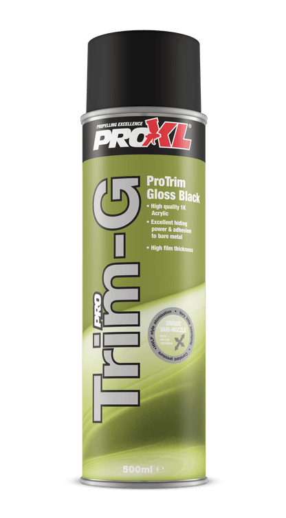 ProXL TRIM COATING SATIN BLACK - 500ML for automotive refinishing applications.