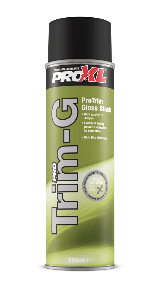 ProXL TRIM COATING SATIN BLACK - 500ML for automotive refinishing applications.