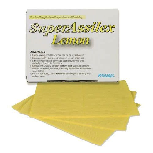 Kovax Super Assilex K800 Sky Abrasive Sheets – Flexible Surface Prep Box of 25